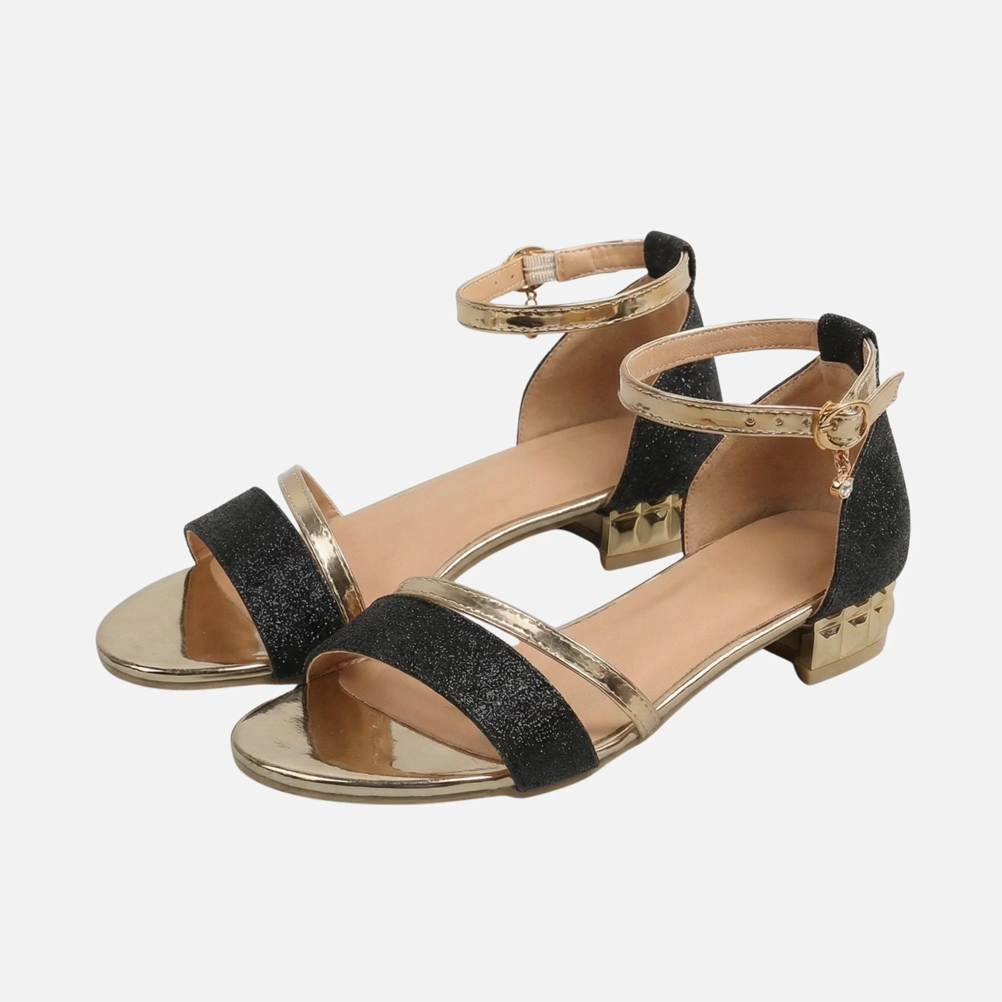 Cornelia | Damen Sandalen Blockabsatz Fesselriemen – Block Heel Sandalen Damen - Image 7