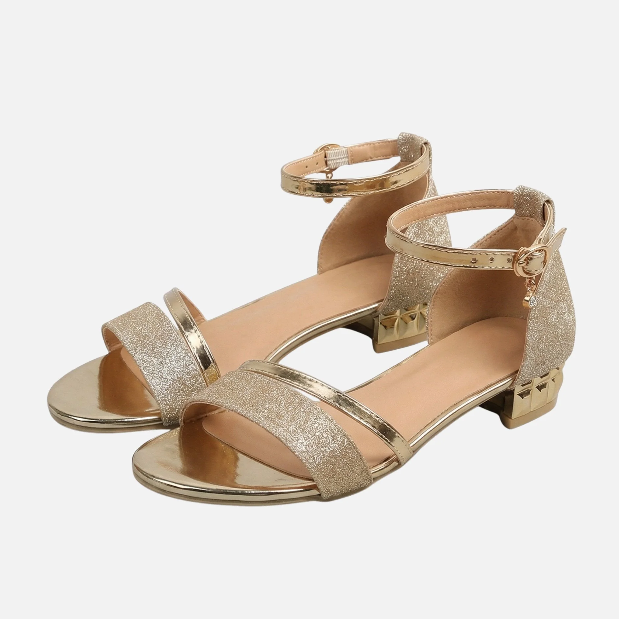 Cornelia | Damen Sandalen Blockabsatz Fesselriemen – Block Heel Sandalen Damen - Image 8