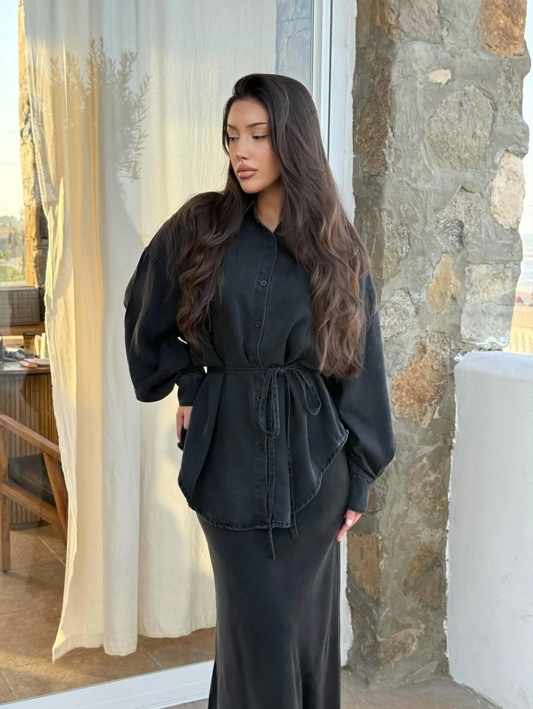 Sandra | Elegantes Zweiteiler Set mit Bluse und Rock - Image 2