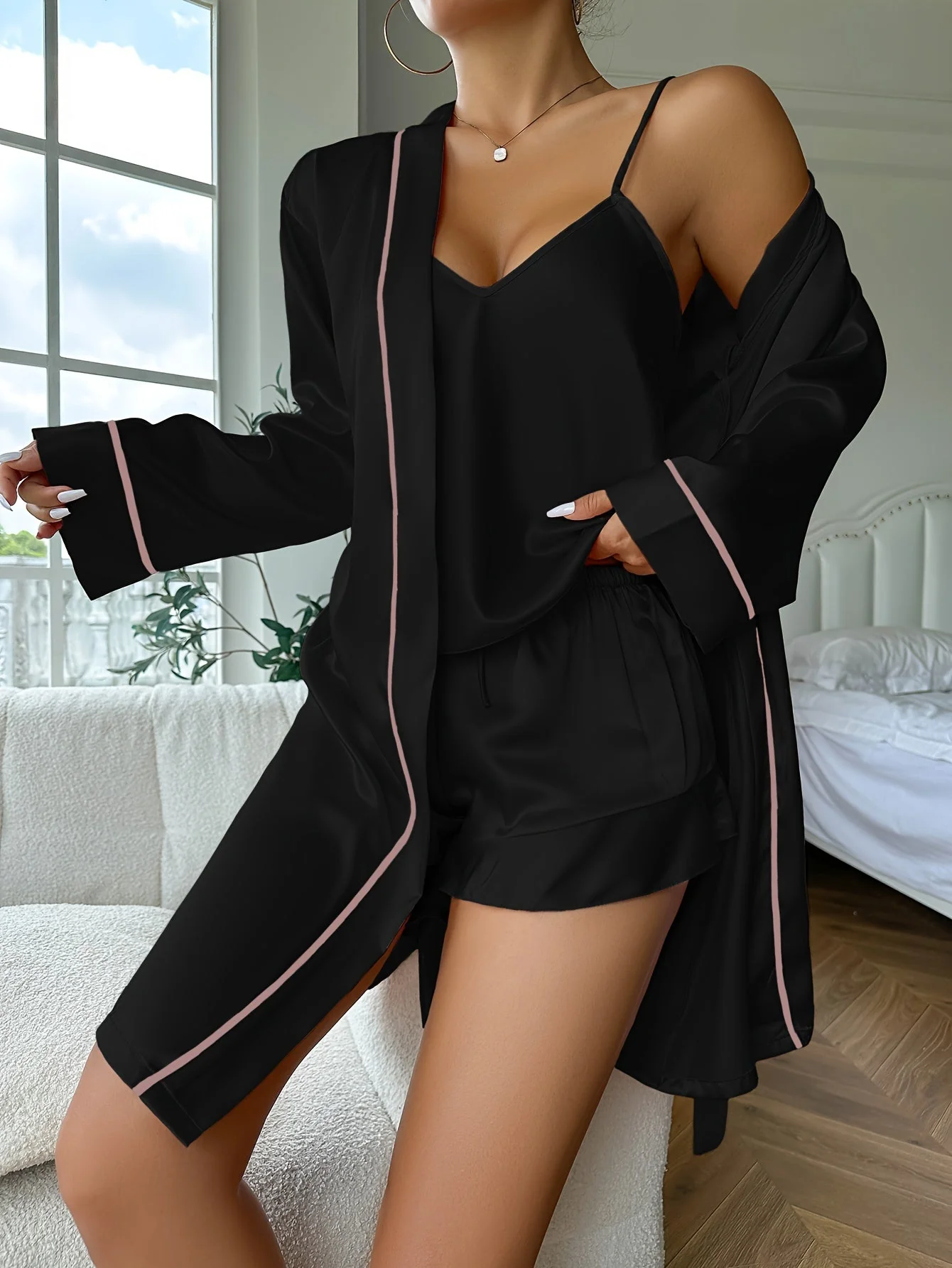 Sandra | Seiden pyjama Set - Image 10