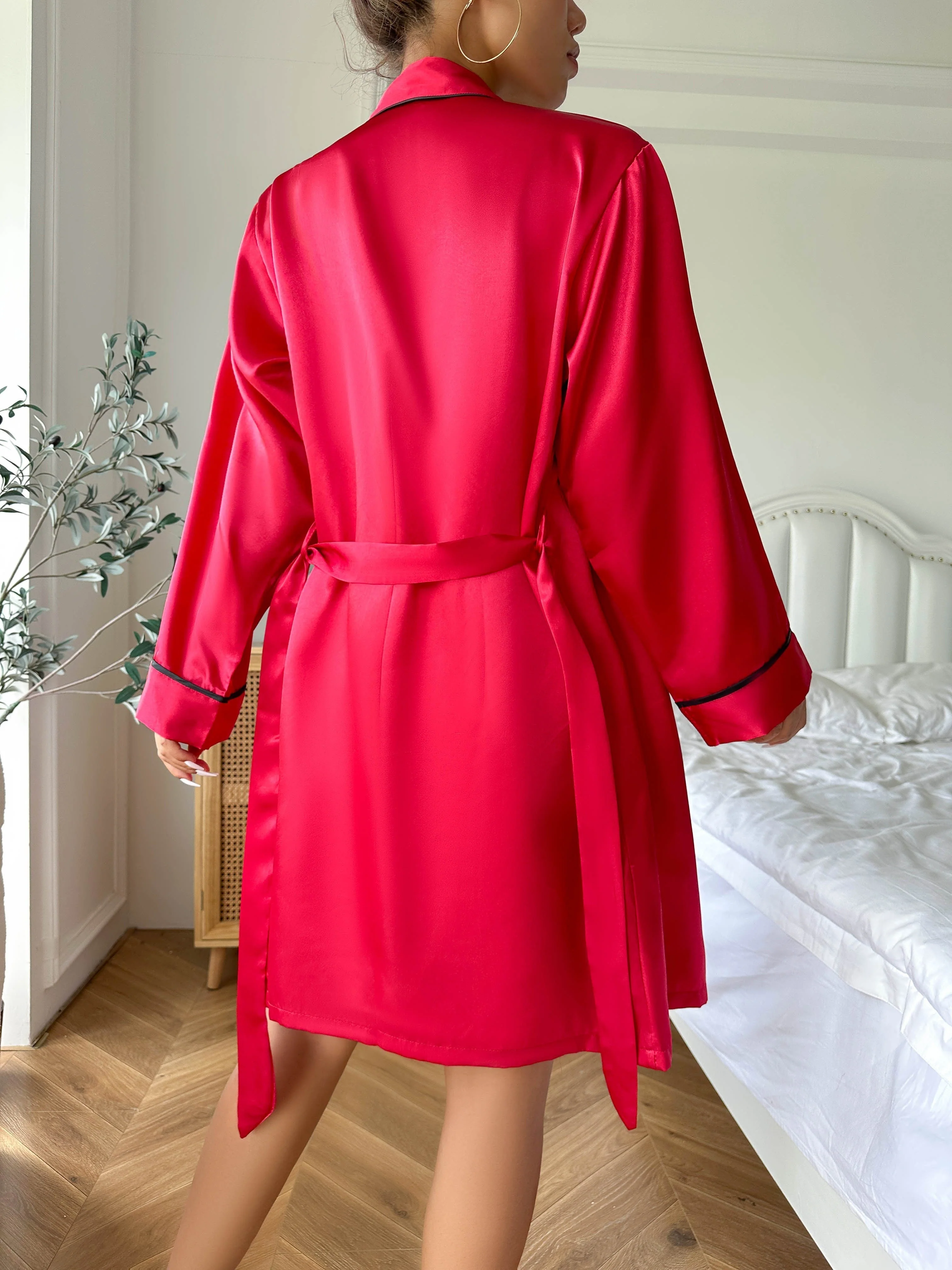 Sandra | Seiden pyjama Set - Image 3