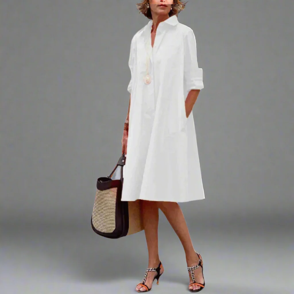 Sandrine | Lässiges und elegantes Polo-Kleid - Image 3