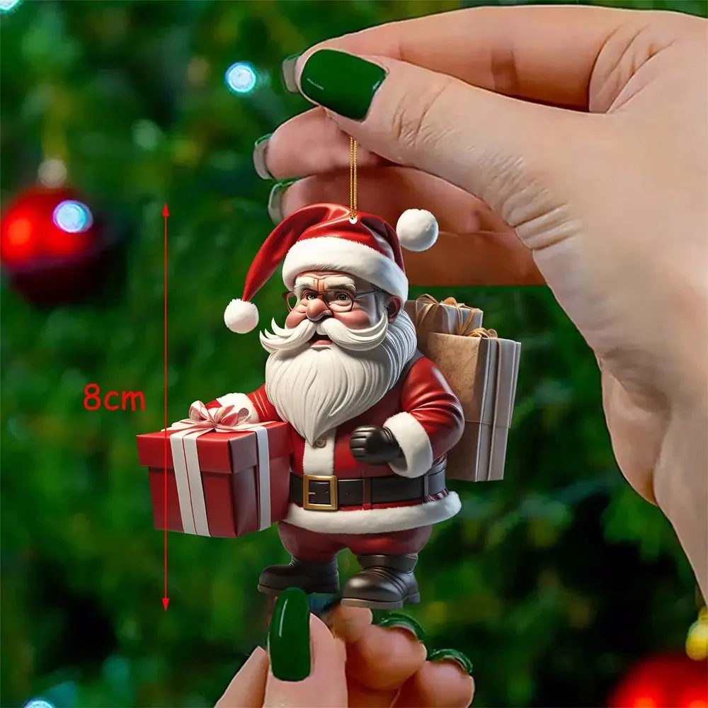 SantaHangs | Mini-Weihnachtsmann-Hängedekorationen - Image 2