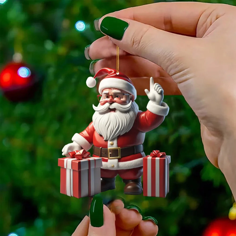 SantaHangs | Mini-Weihnachtsmann-Hängedekorationen - Image 4