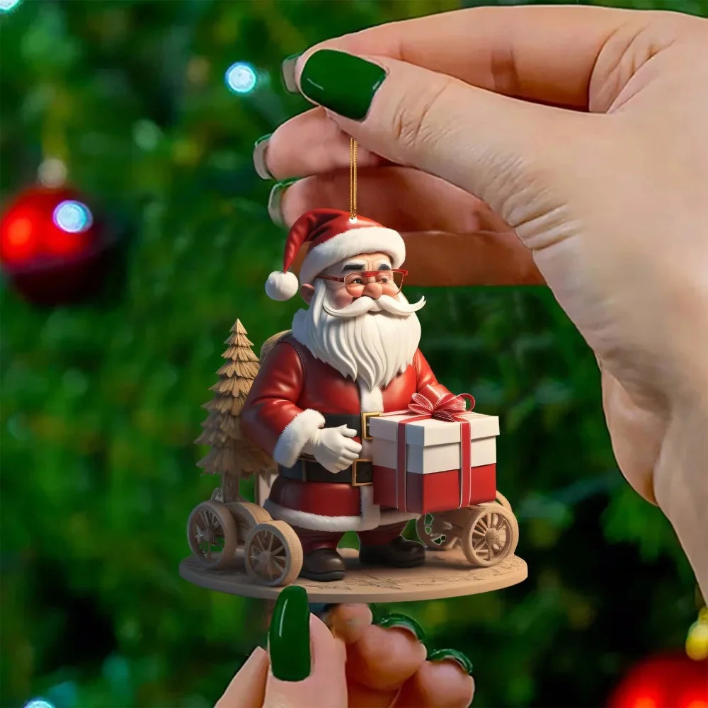 SantaHangs | Mini-Weihnachtsmann-Hängedekorationen - Image 5