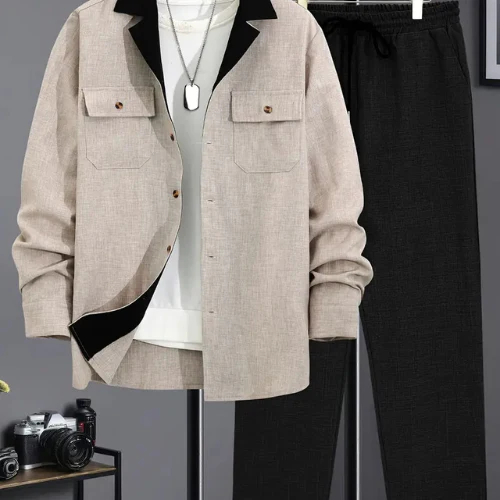 SANTOS™ | Elegantes Freizeit-Set für Herren Perfekt für Herbst & Winter - Image 3