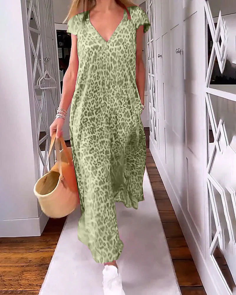 Sapphira | Stilvolles und fließendes bedrucktes Kleid für Frauen - Image 5