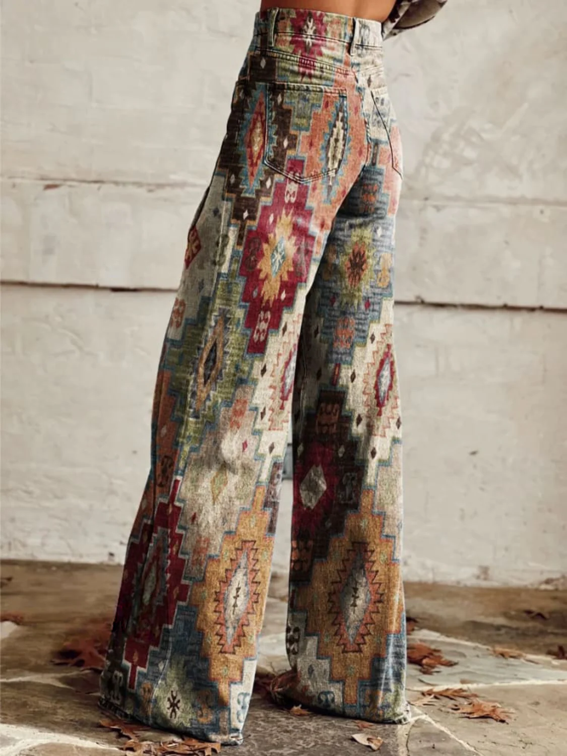 SARA™ WEITE BOHO VINTAGE HOSEN - Image 2