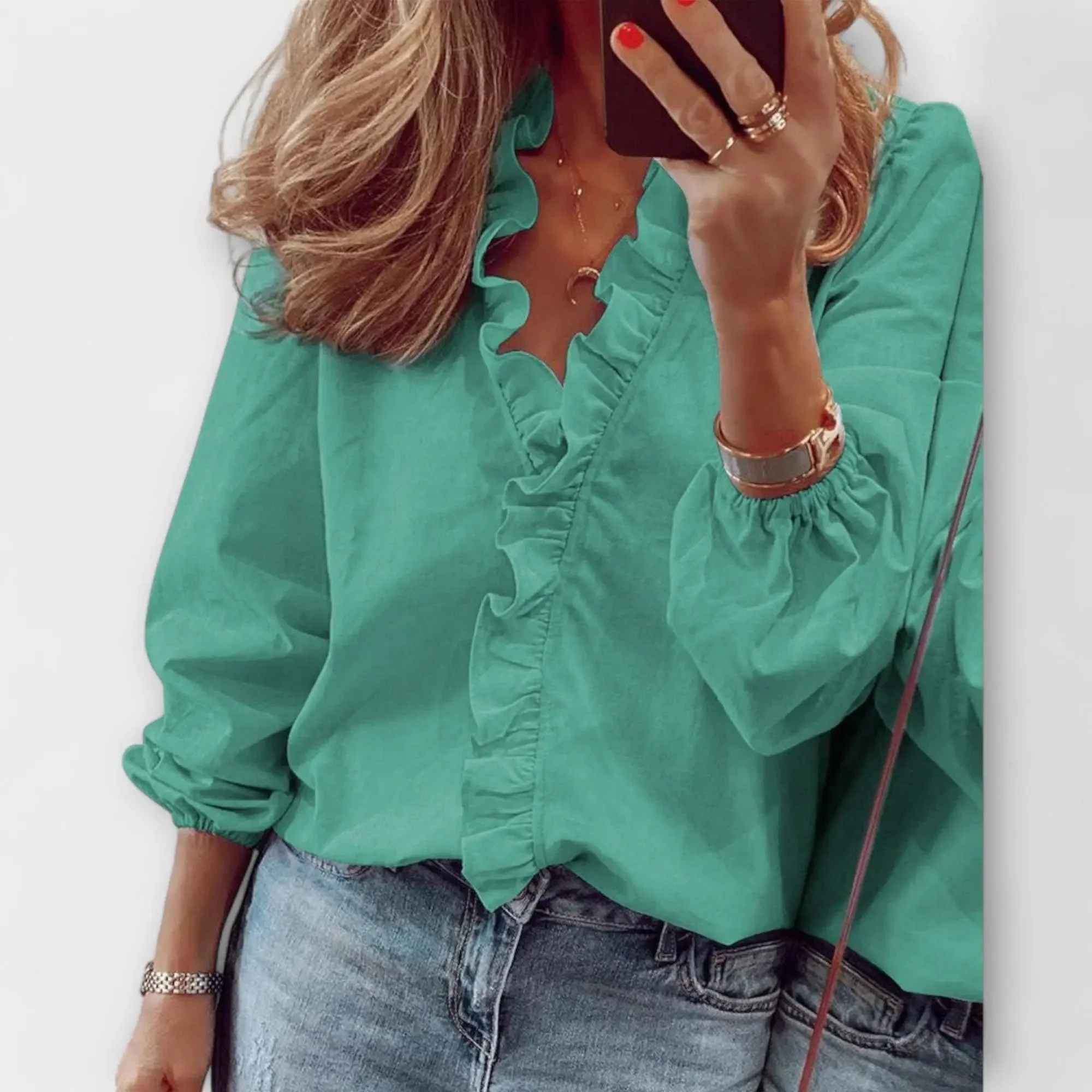 Sarah – Elegante Bluse mit besonderem Charakter - Image 2