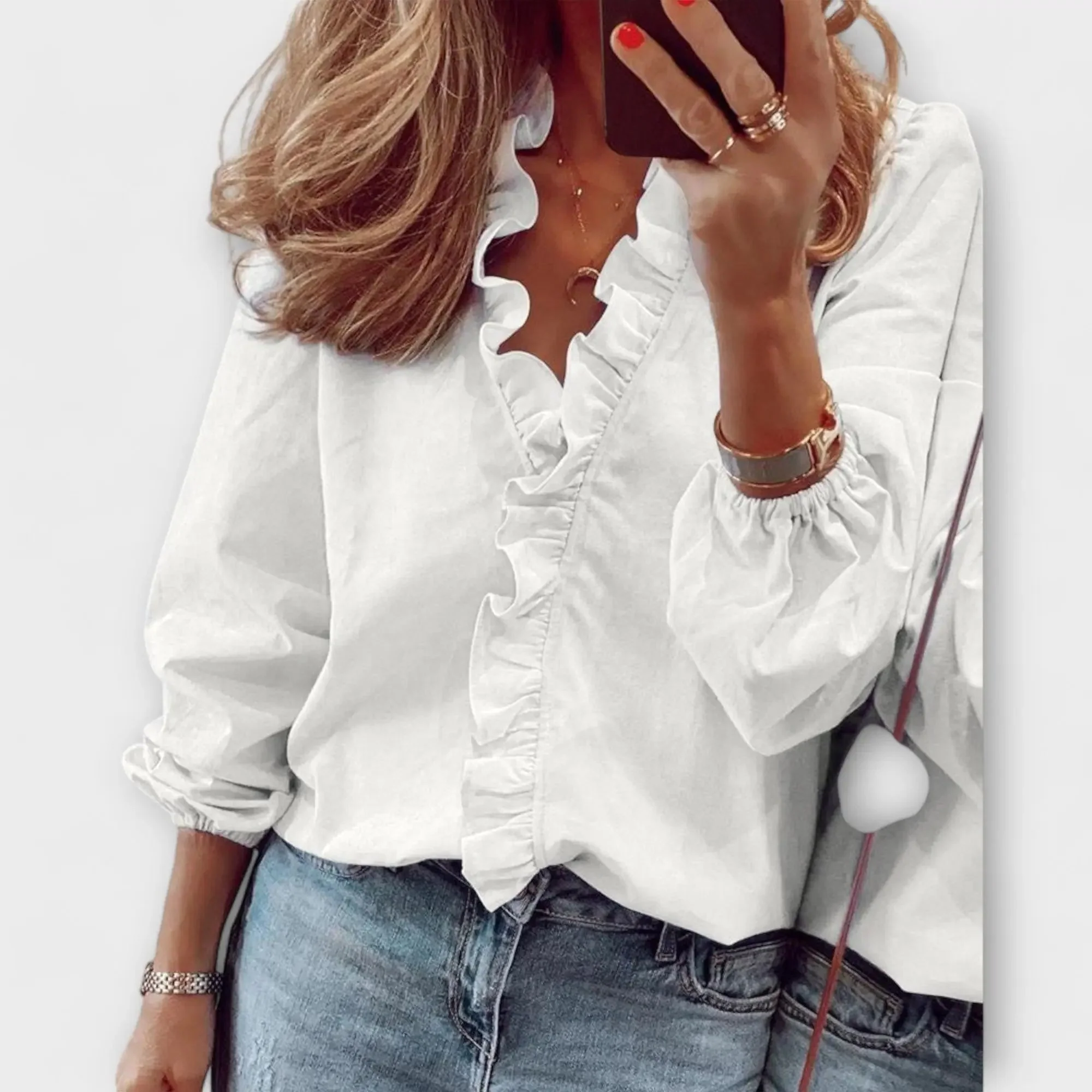 Sarah – Elegante Bluse mit besonderem Charakter - Image 4