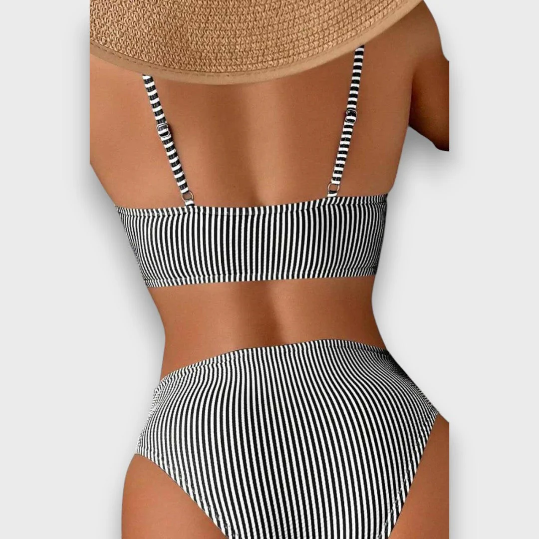 Sarena – Bikini mit Volant und High-Waist-Schnitt - Image 2