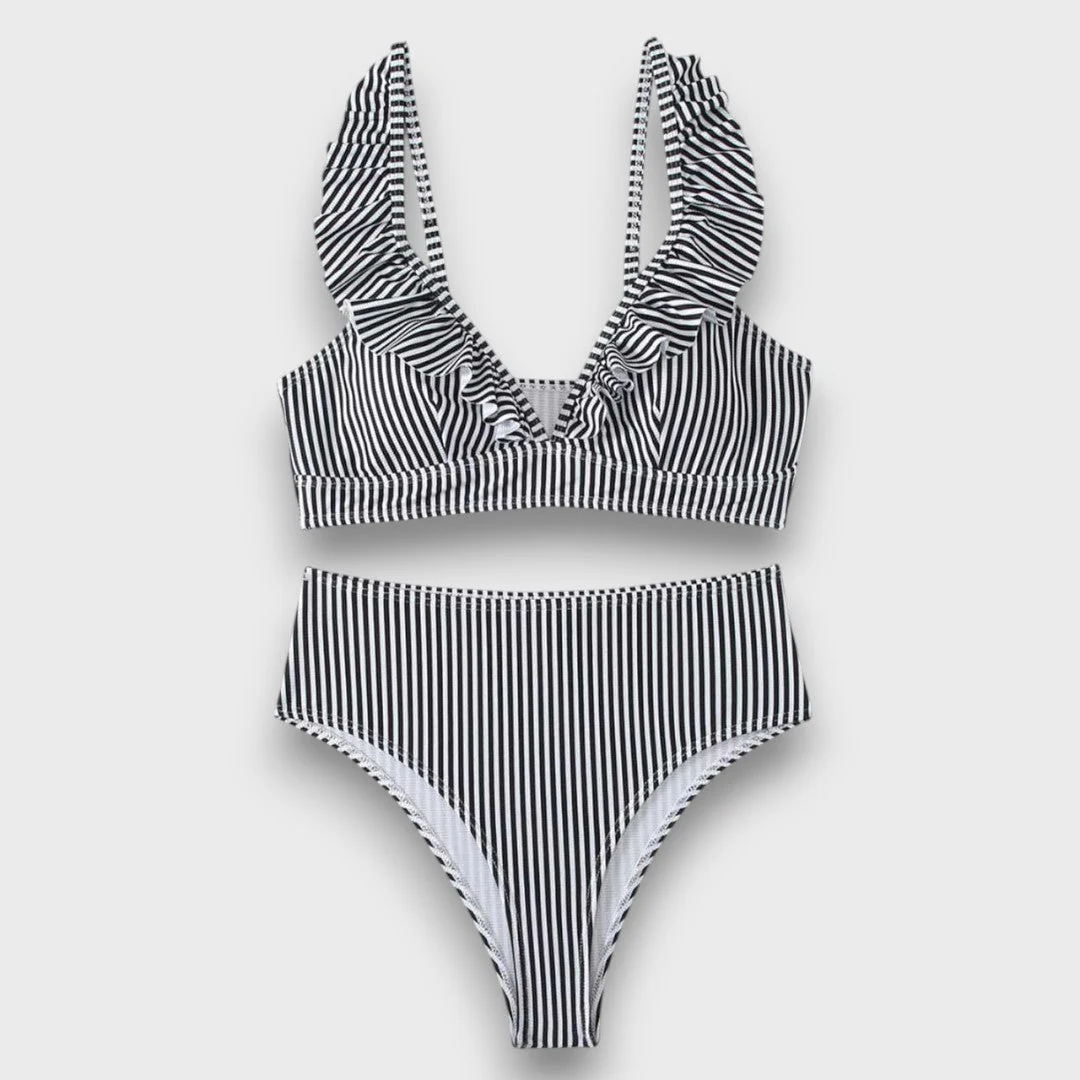 Sarena – Bikini mit Volant und High-Waist-Schnitt - Image 3