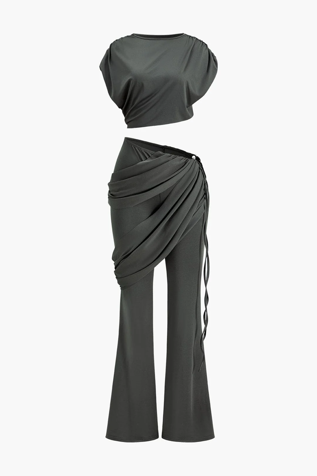 Sasha | Elegantes Zweiteiler-Set mit drapierten Details - Image 11