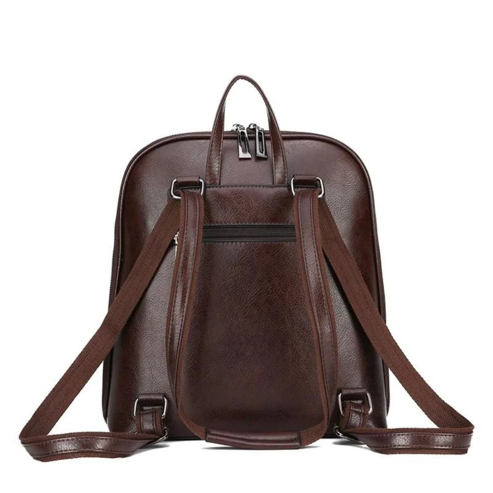 Saskia - Klassischer Doppelreißverschluss-Rucksack - Image 6