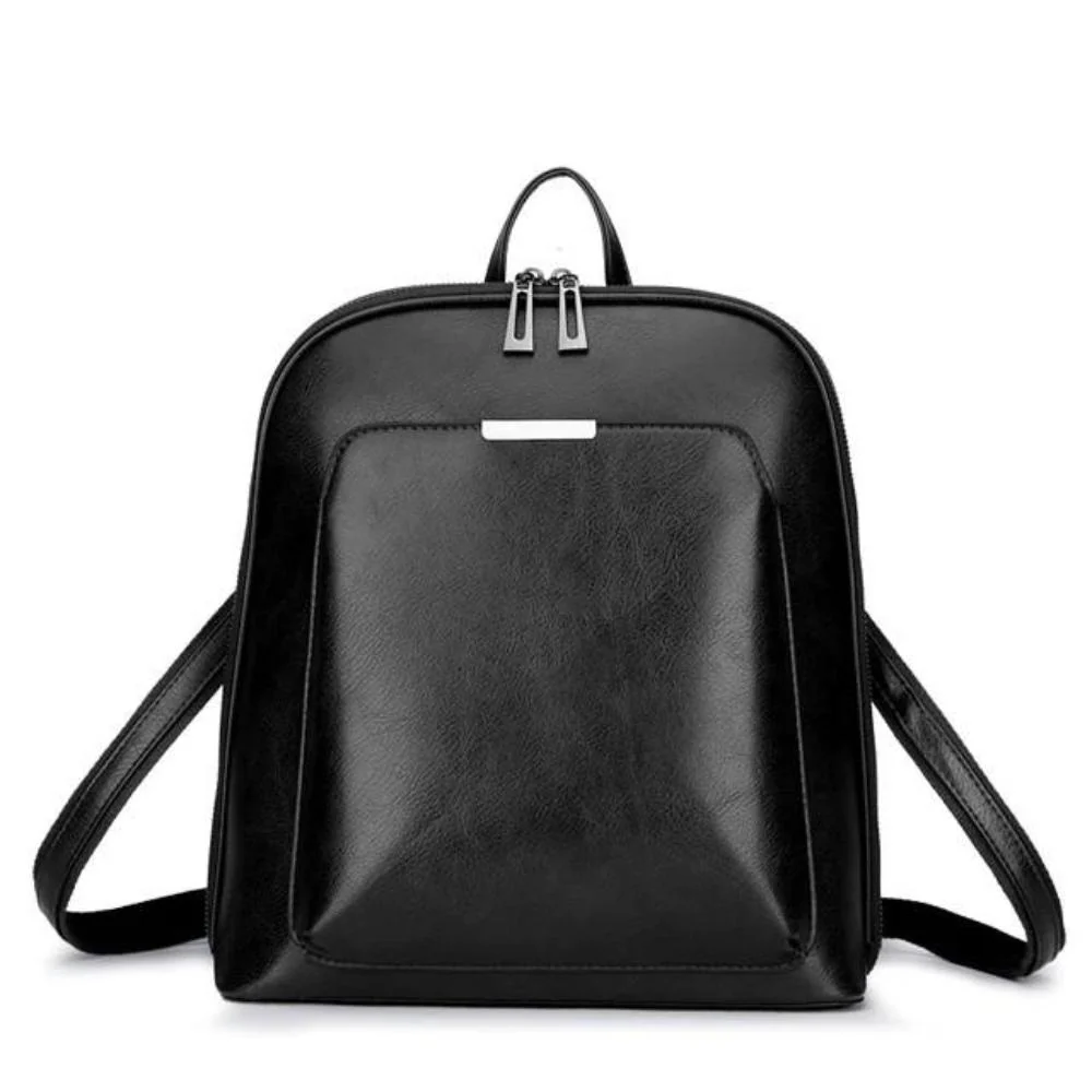 Saskia - Klassischer Doppelreißverschluss-Rucksack - Image 8