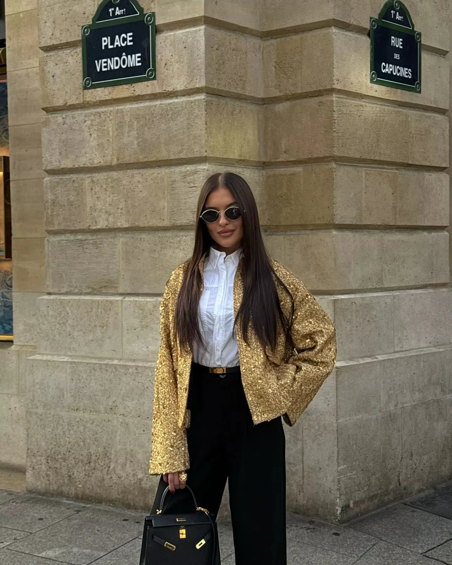 Saskia | Oversize Paillettenjacke - Image 3