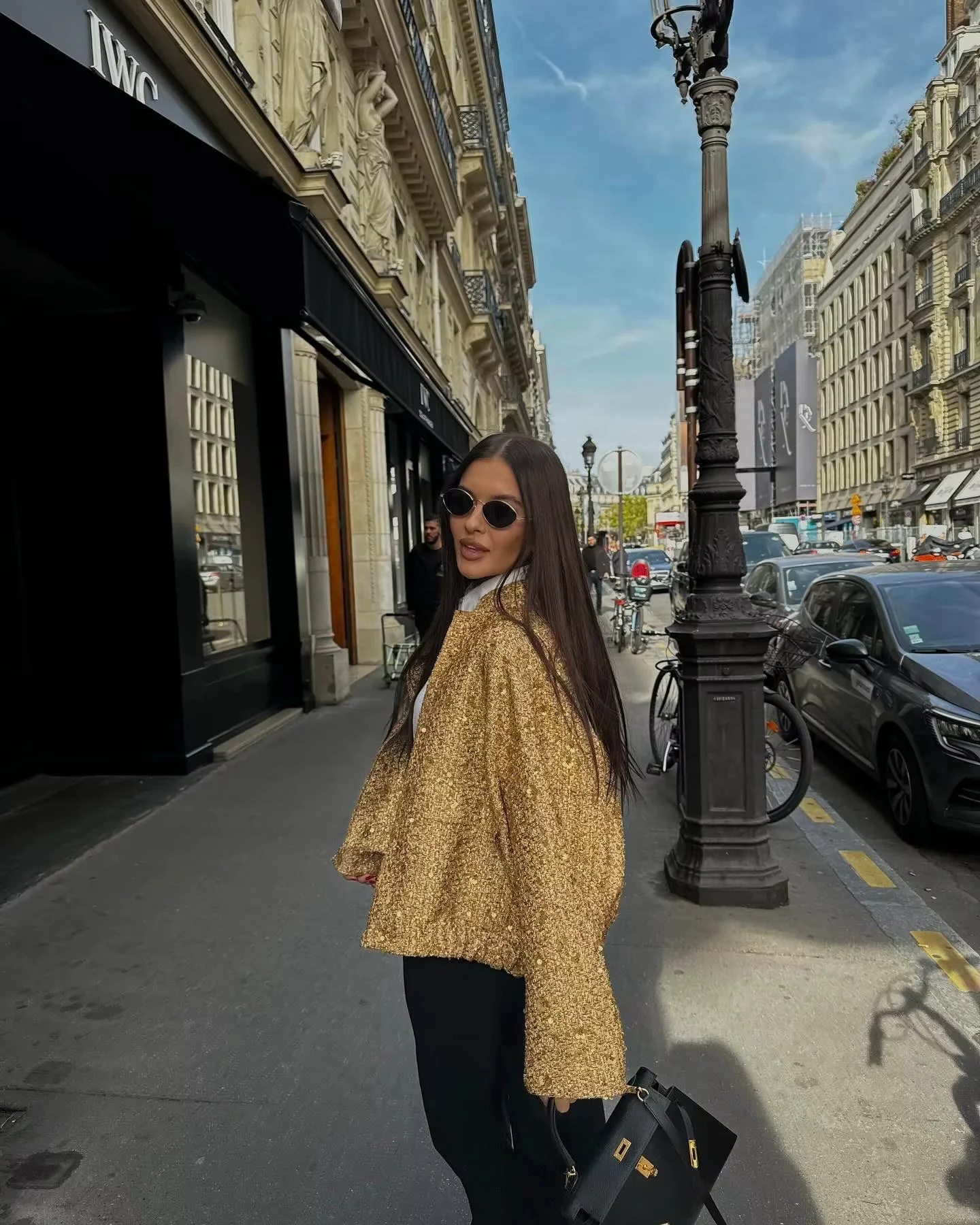 Saskia | Oversize Paillettenjacke - Image 5