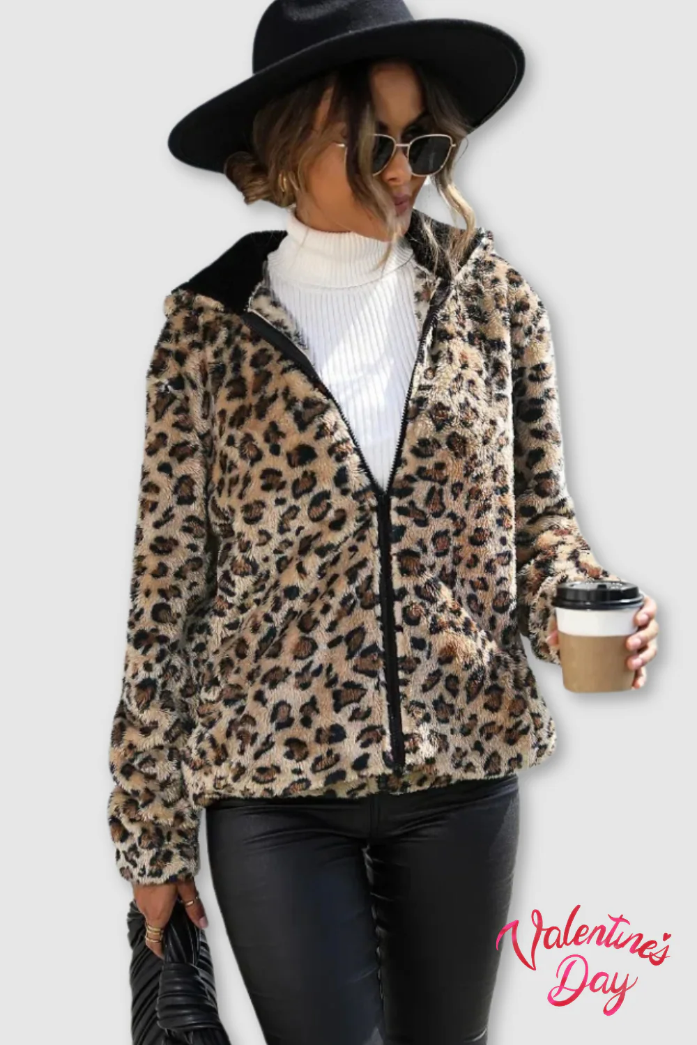 Scarlett | Kuschelige Jacke aus Leopard-Plüsch - Image 7