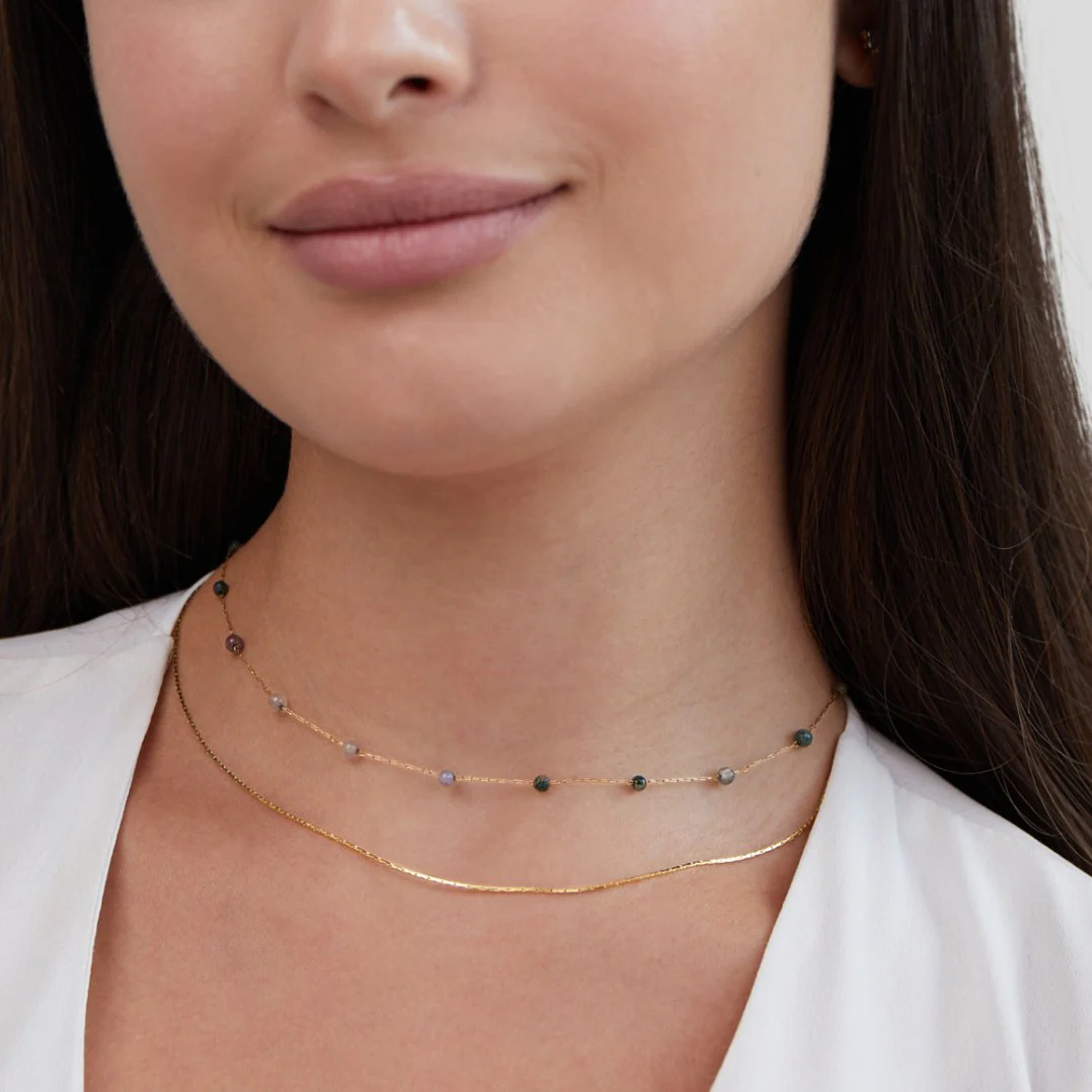 Schichtkette Alana Gold & Stein - Image 2