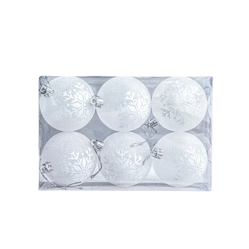 Schneekugel-Weihnachtskugeln | Hängende Weihnachtskugeln mit Glanz - Image 6