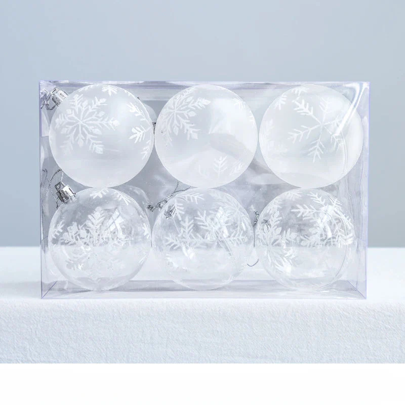 Schneekugel-Weihnachtskugeln | Hängende Weihnachtskugeln mit Glanz - Image 7