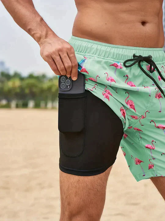 Schnelltrocknende Herren Badeshorts Leicht & Atmungsaktiv - Image 2