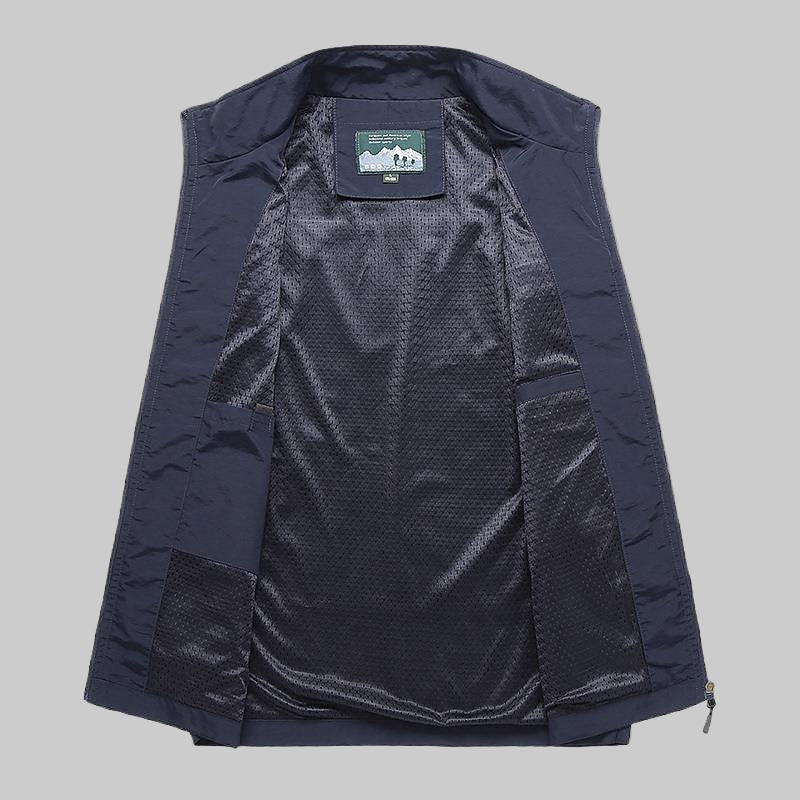 Schnelltrocknende Outdoor-Weste für Herren mit mehreren Taschen – ärmellose Weste für Abenteuer - Image 2