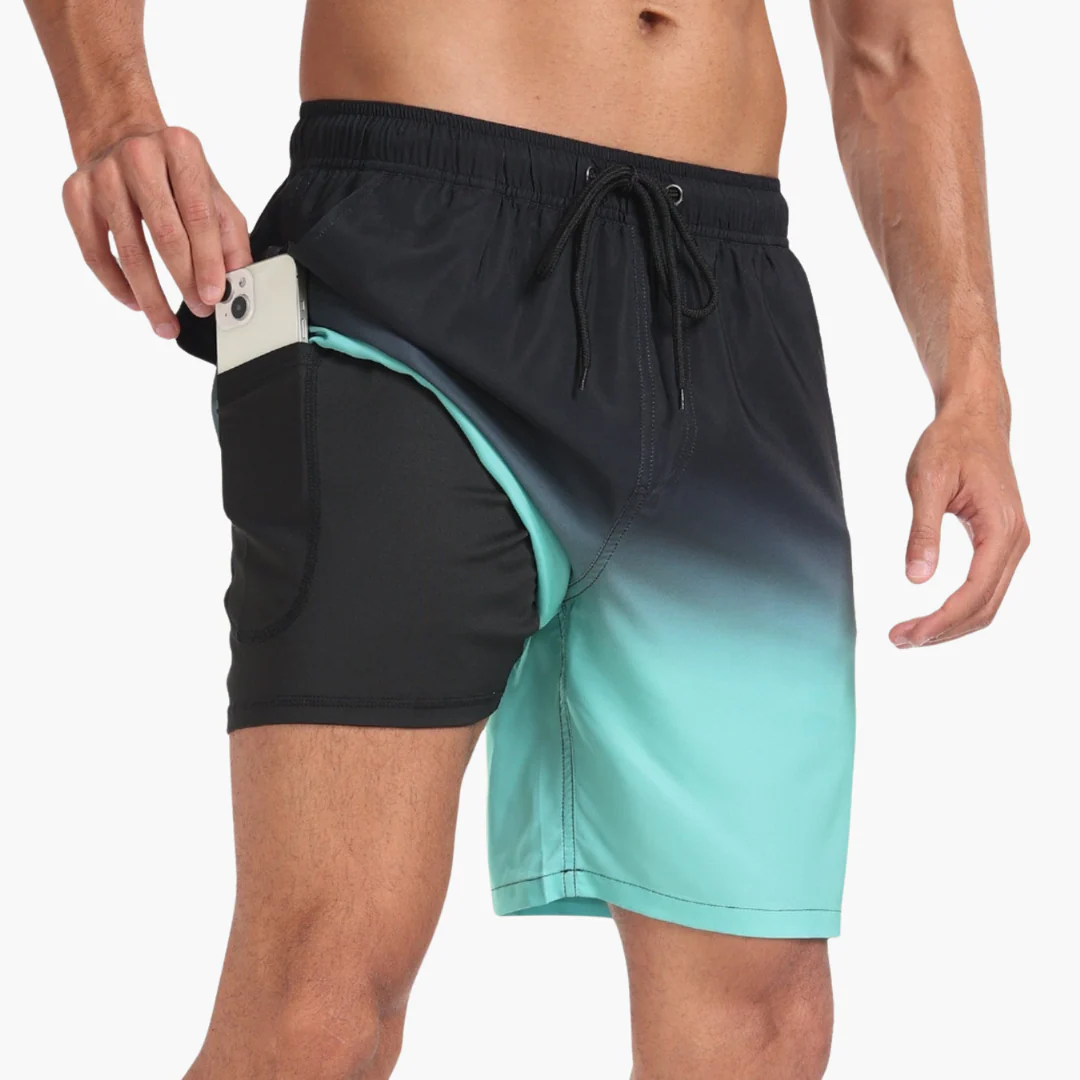 Schnelltrocknende Shorts - Herren Stretch-Shorts mit Innenslip - Image 3