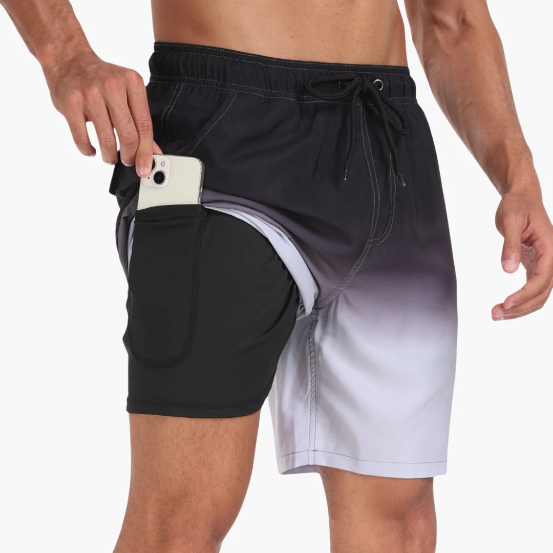 Schnelltrocknende Shorts - Herren Stretch-Shorts mit Innenslip - Image 5