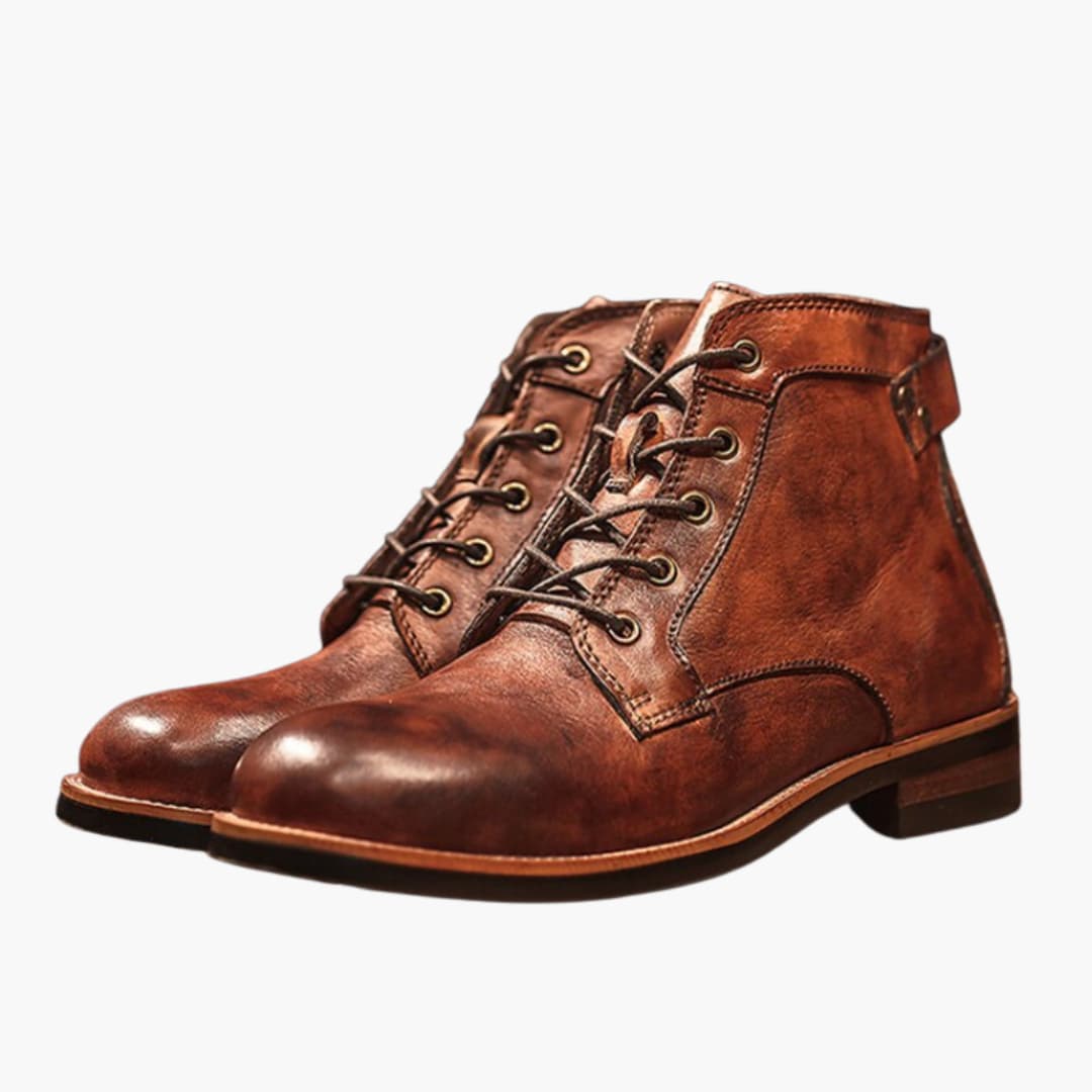 Schnürstiefel aus Leder für Herren - Image 3