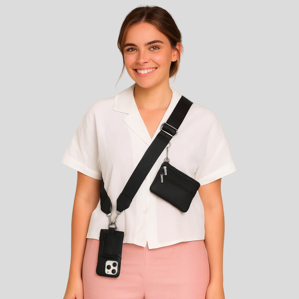 SecureZip | Stilvolle Crossbody-Telefonhalterung mit Geldbörse - Image 12