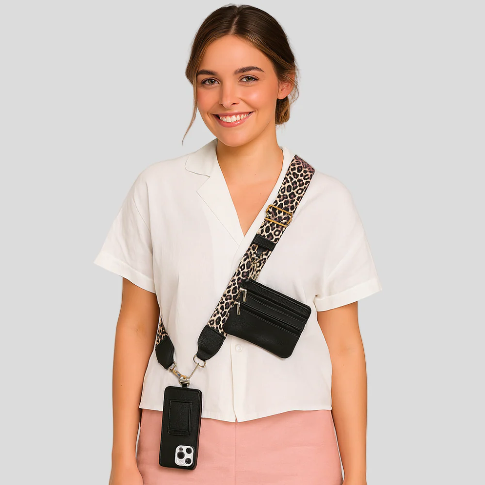 SecureZip | Stilvolle Crossbody-Telefonhalterung mit Geldbörse - Image 2