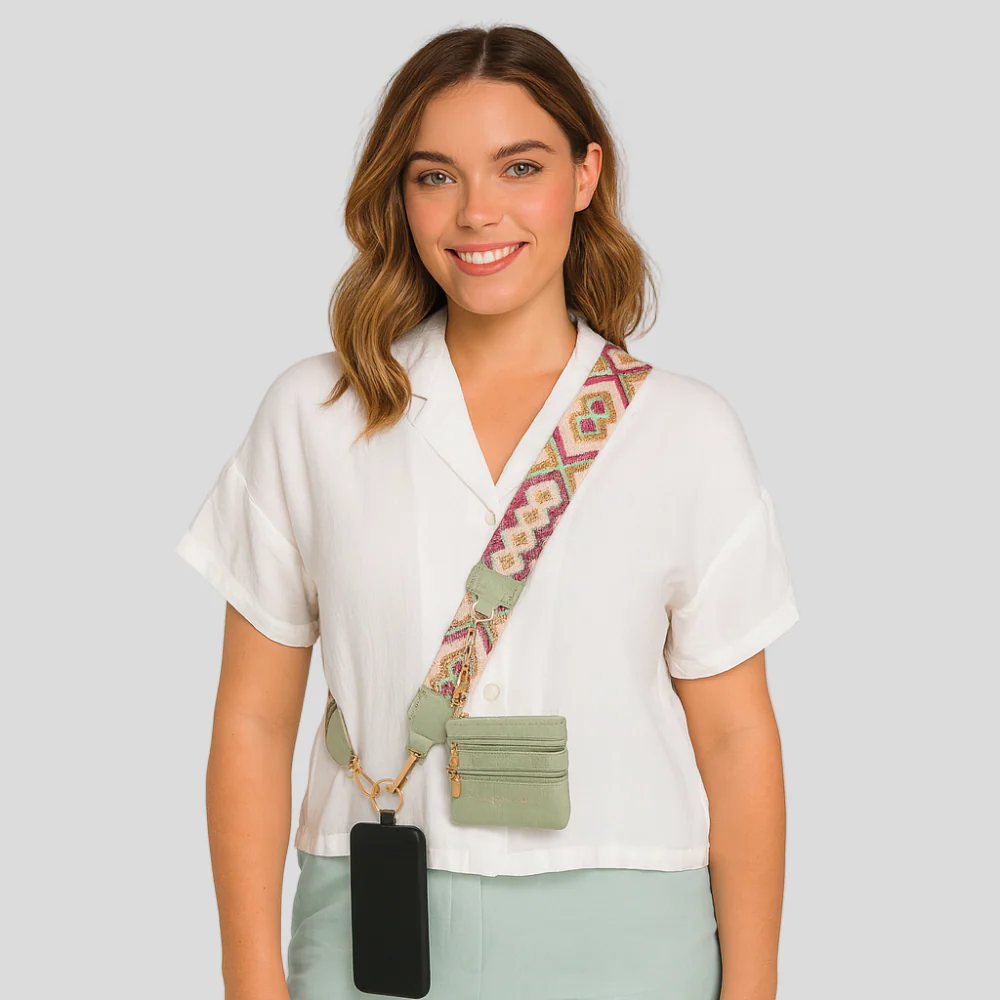 SecureZip | Stilvolle Crossbody-Telefonhalterung mit Geldbörse - Image 3