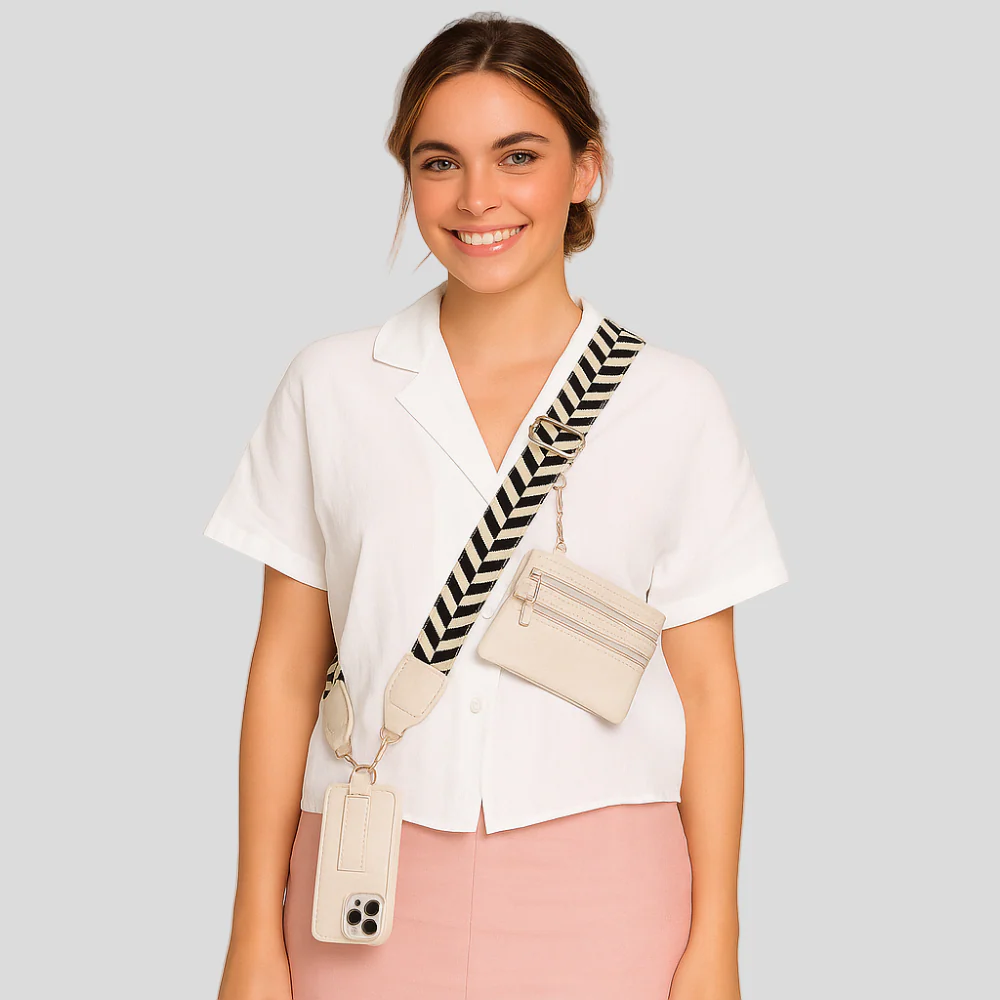 SecureZip | Stilvolle Crossbody-Telefonhalterung mit Geldbörse - Image 4