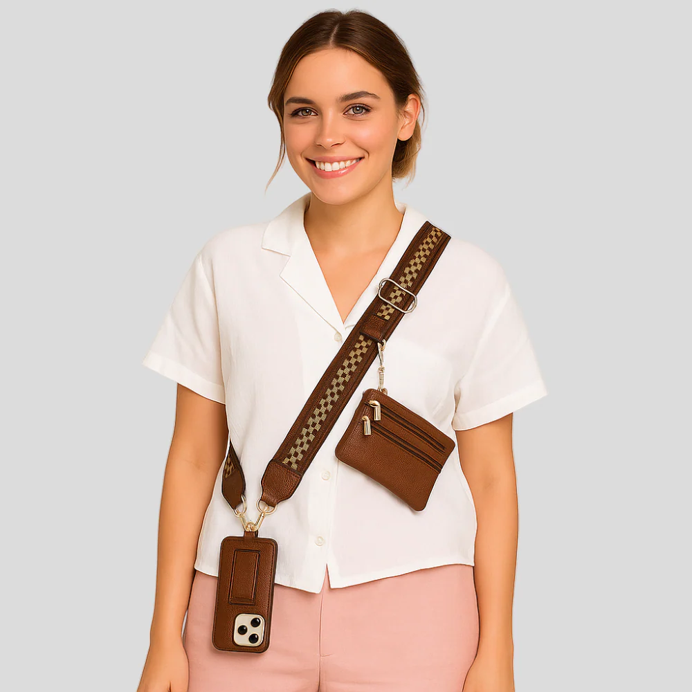 SecureZip | Stilvolle Crossbody-Telefonhalterung mit Geldbörse - Image 8