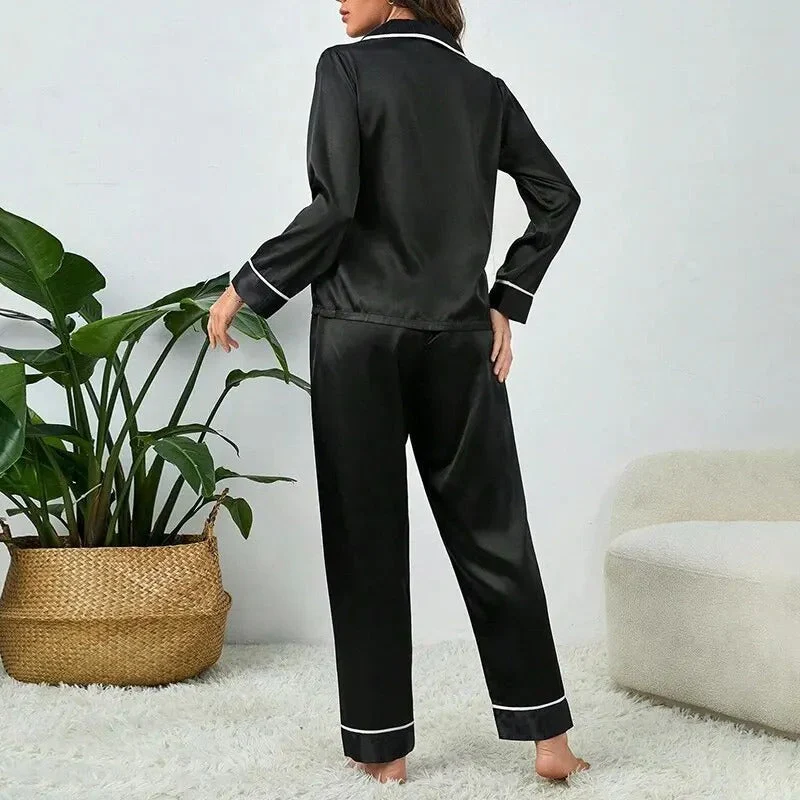 Seidiges Pyjama-Set für Damen - Image 3