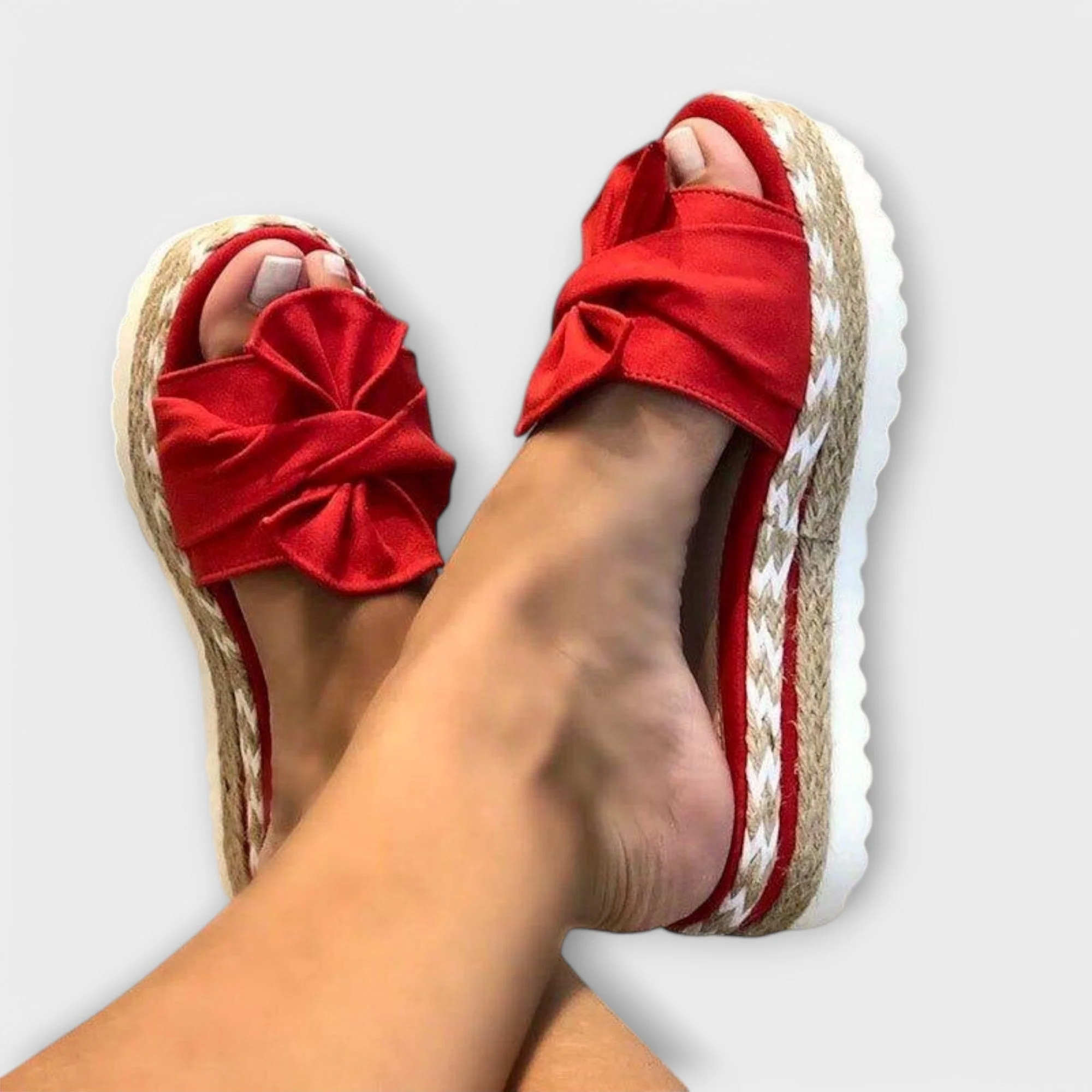 Seina – Bequeme Sandalen mit Schleifendetail - Image 2