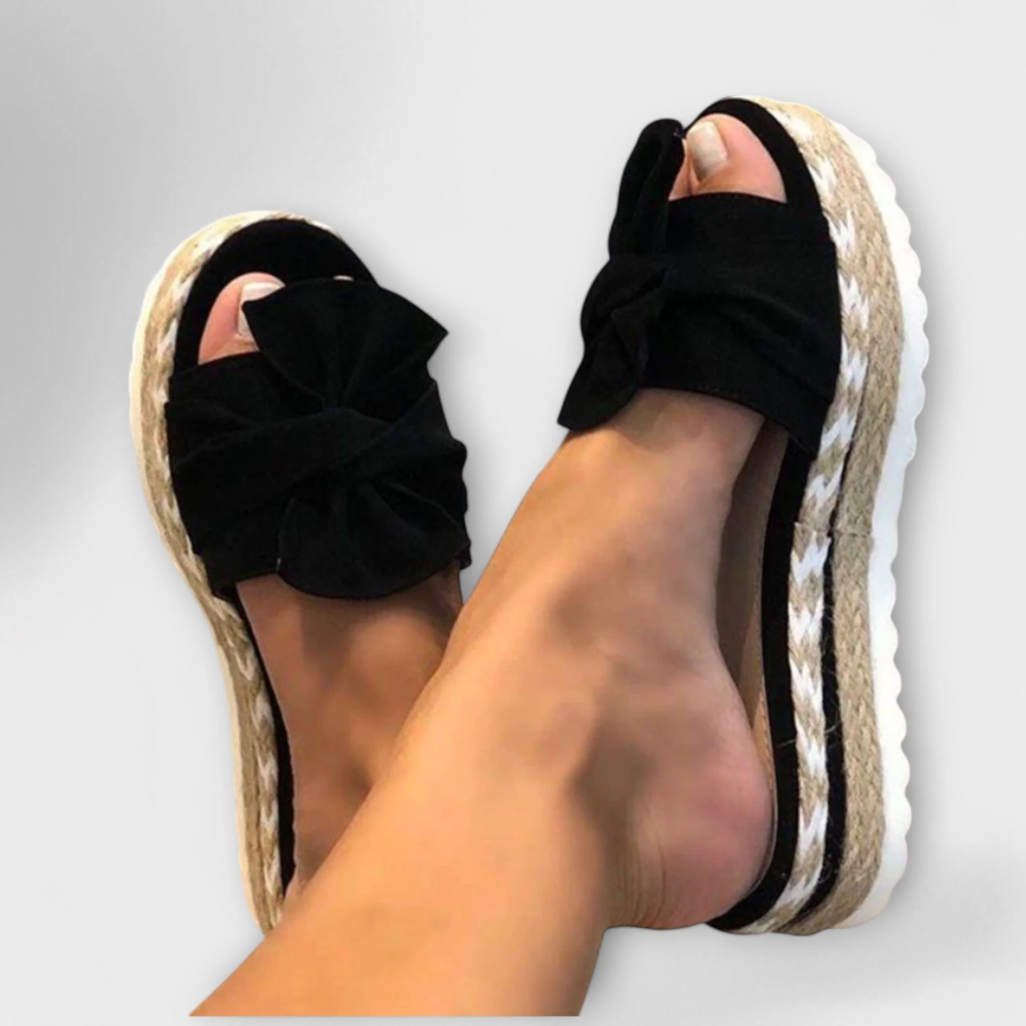Seina – Bequeme Sandalen mit Schleifendetail - Image 3