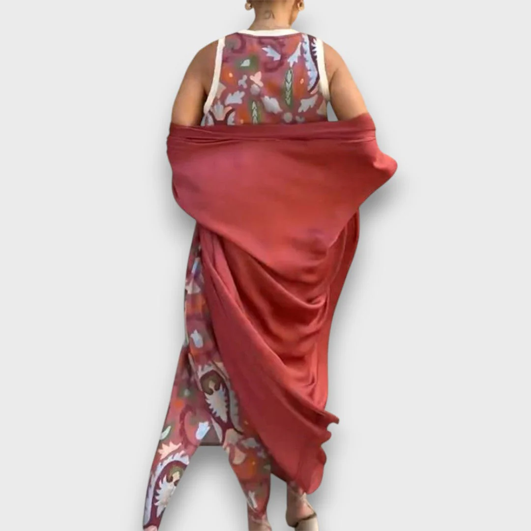 Selviane – Maxikleid mit Cardigan - Image 3