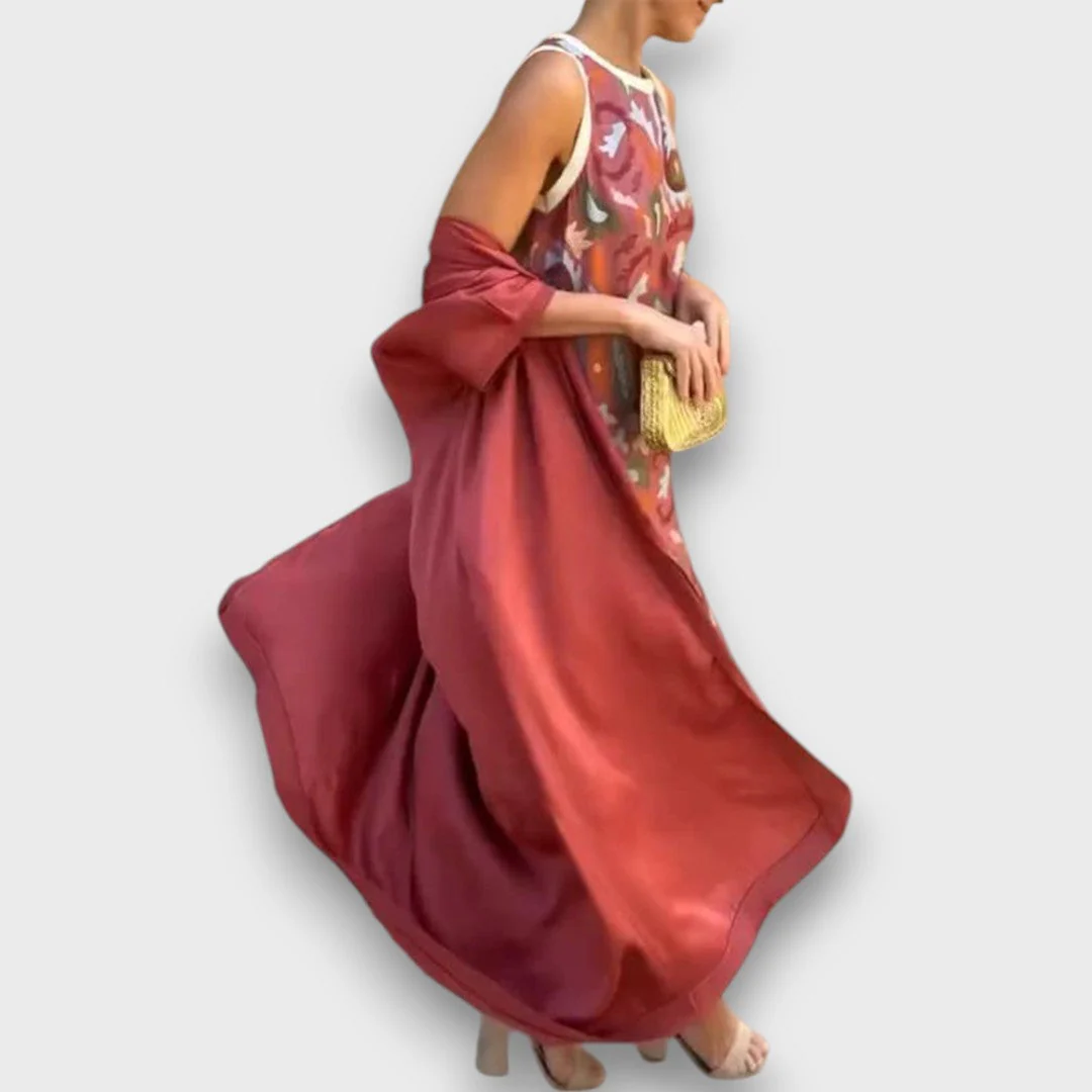 Selviane – Maxikleid mit Cardigan - Image 4
