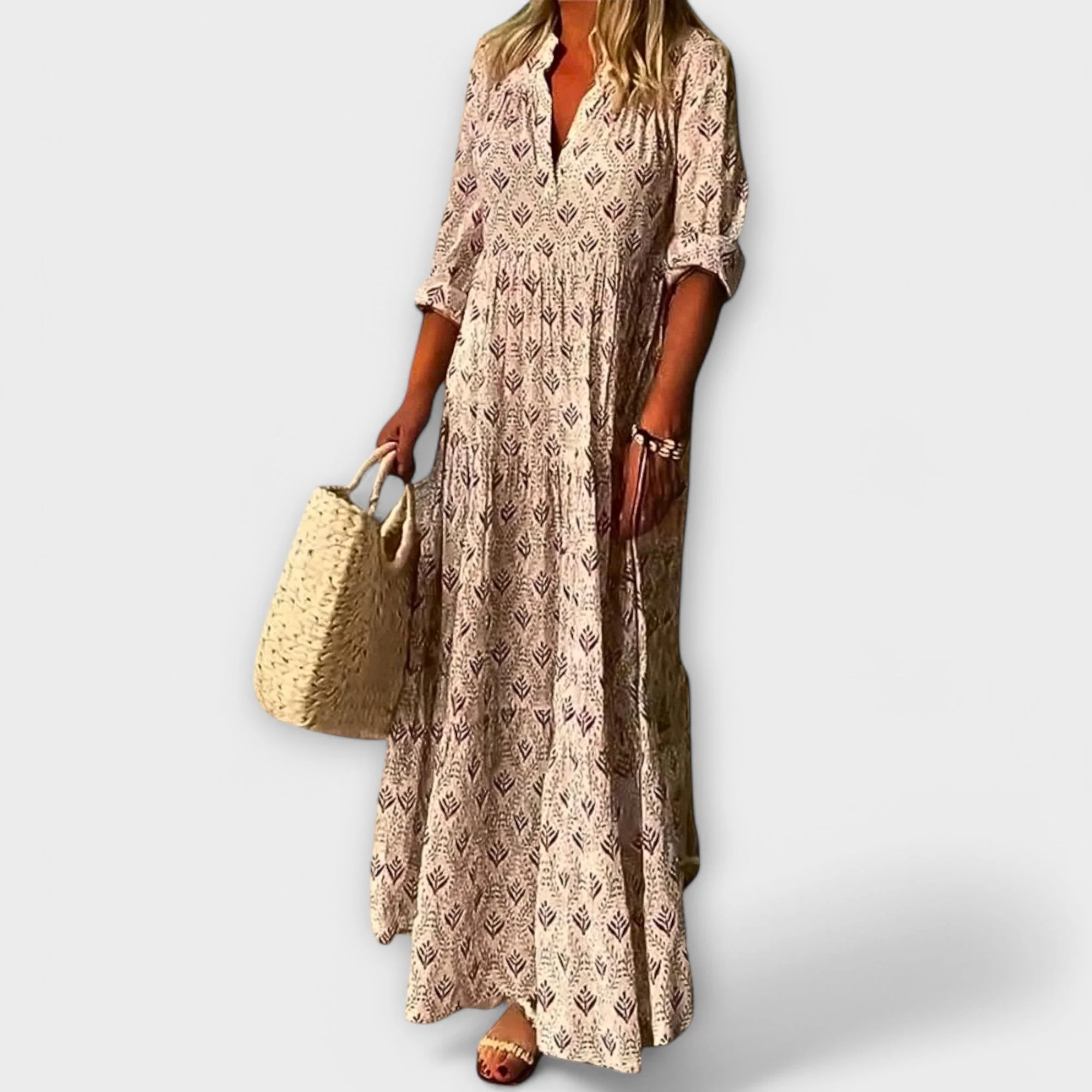 Sera - Elegantes und Bequemes Maxi-Kleid für die Frühlingsmode - Image 4