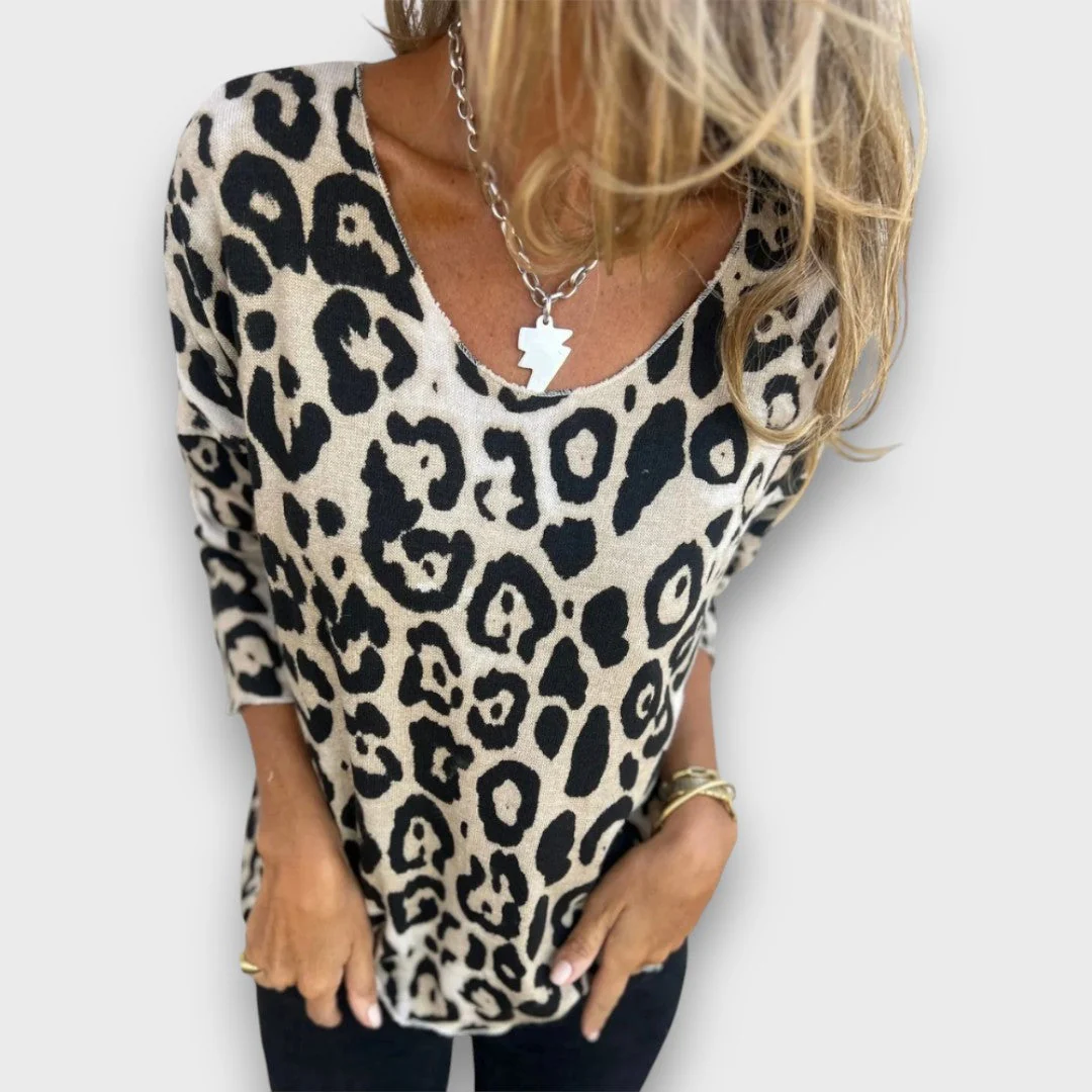 Serana – Bluse mit Leopardenmuster - Image 2