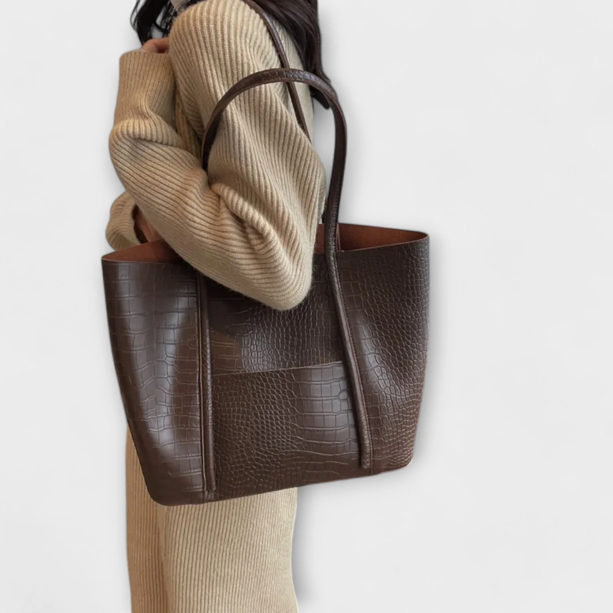 Serelina – Elegante Schultertasche mit Struktur - Image 5