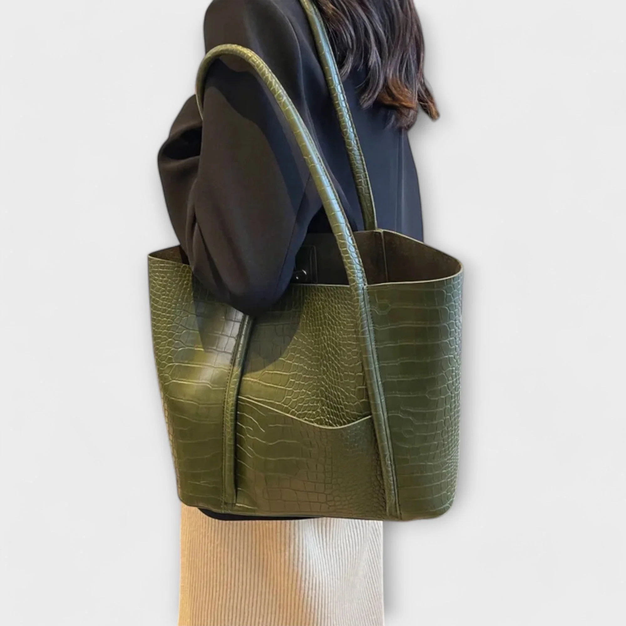 Serelina – Elegante Schultertasche mit Struktur - Image 6