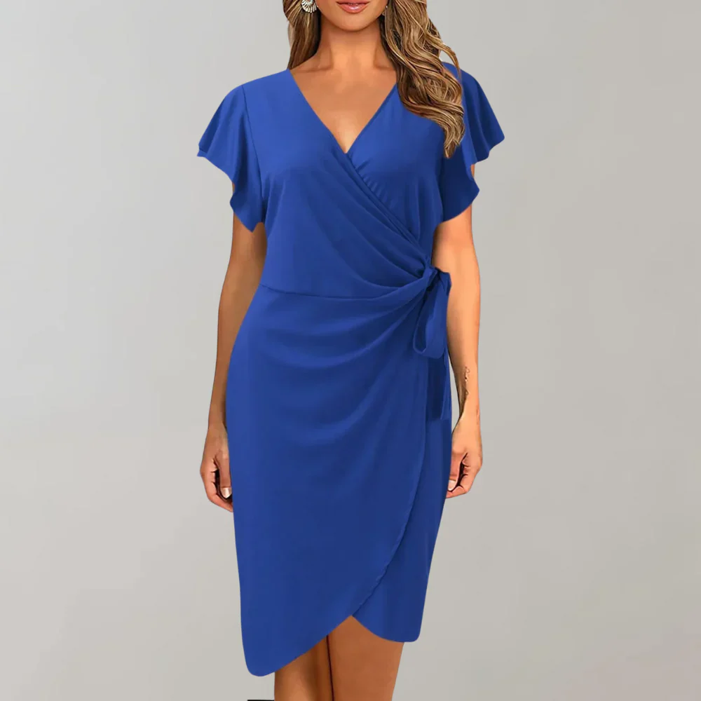 Serena – Wickelkleid mit Flügelärmeln - Image 2