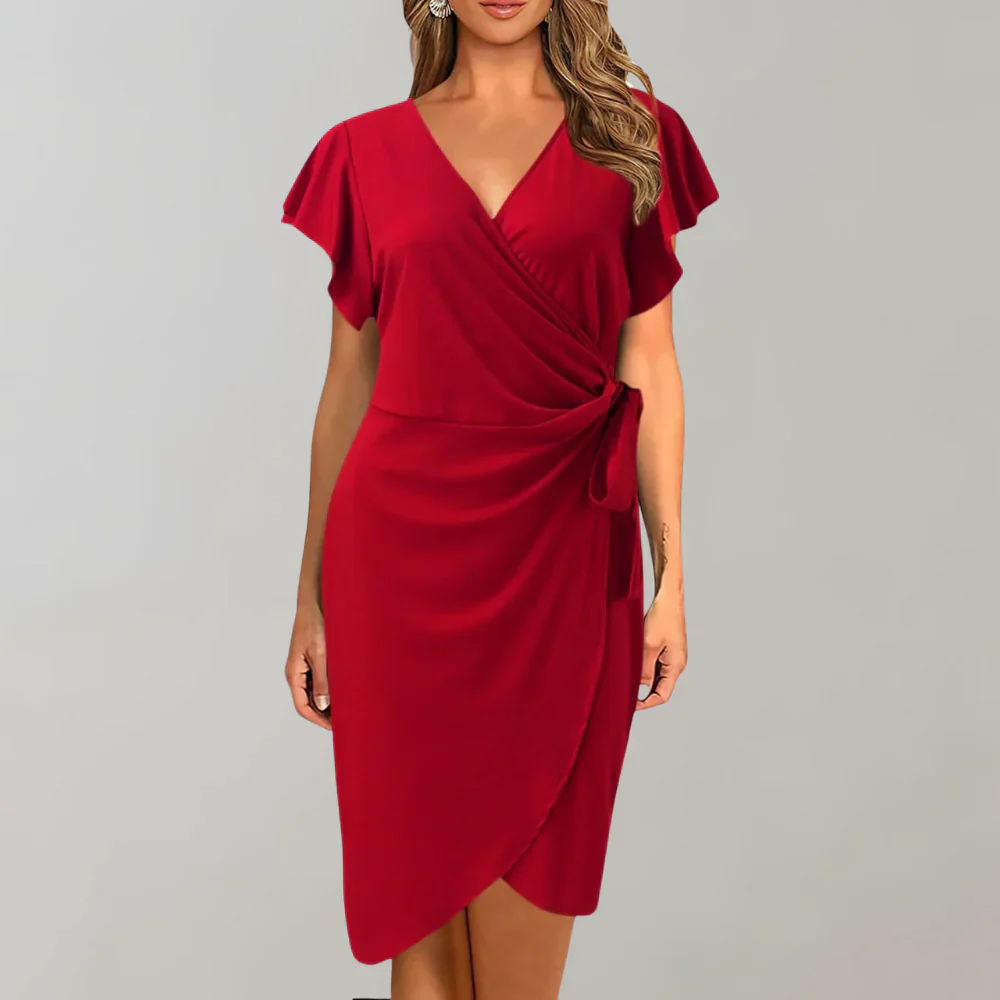 Serena – Wickelkleid mit Flügelärmeln - Image 3