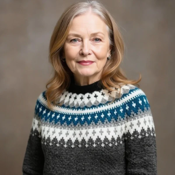 Serenaa - Handge Fertigt Woll Pullover - Image 2