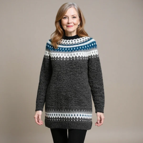 Serenaa - Handge Fertigt Woll Pullover - Image 4