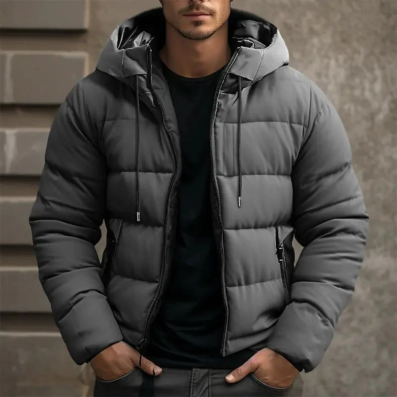 Sergio – Herren Steppjacke Mit Kapuze - Image 4