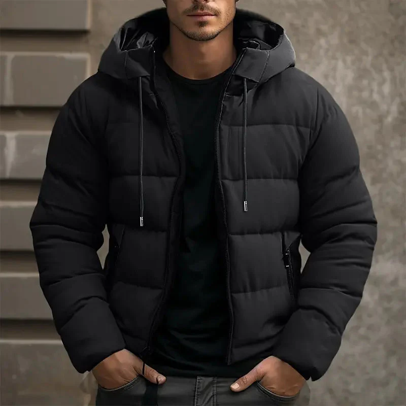 Sergio – Herren Steppjacke Mit Kapuze - Image 5
